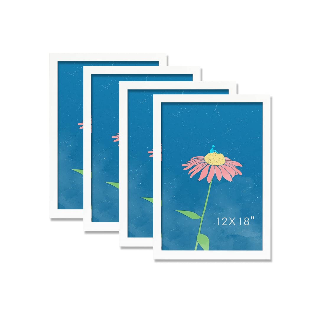 AbhiKalpya Art Studio A3 size Photo Frame 12”x18” inch Photo Frames For Wall Artwork/Painting Home Decoration Set of 4 (White 4) (B09WKD23LB) Amazon Price History, Amazon Price Tracker