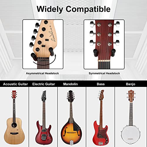 Support Guitare Mural, NUOSIYA 2 pièces Classique Porte Guitare pour Basses, Acoustique Guitare, Banjo, Mandoline… - Les Beatles, Paul McCartney, John Lennon, RIngo Starr, George Harrison Support Guitare Mural, NUOSIYA 2 pièces Classique Porte Guitare pour Basses, Acoustique Guitare, Banjo, Mandoline… – Image 4