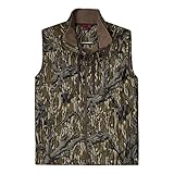 Mossy Oak Men's Standard Camo Sherpa 2.0 Fleece Lined Hunting Vest, Original Treestand, X-Large