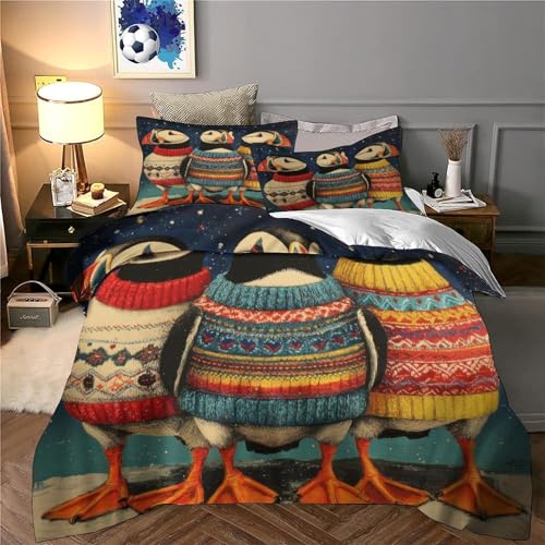 Housse de couette microfibres douce et parure anti-allergie - 6