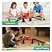 Asweets Wooden Train Set for Toddler,40 Piece with Train Track Electric Operated Fits Thomas,Brio,Melissa and Doug Magnet Battery Train Toy for 3 4 5 Years Old Boys