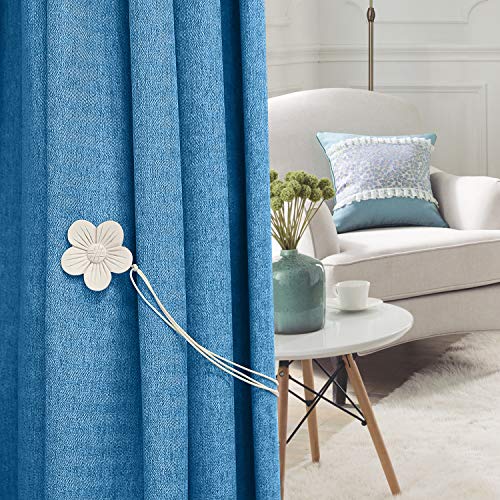 Sujeta cortinas magnético OUdini blanco para decorar ventanales de cafeterías y balcones 8