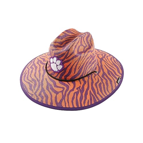 Image of FOCO NCAA College Team Logo Thematic Sun Straw Hat