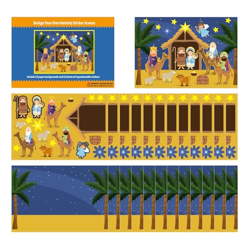 Yuemeuy Pegatinas Navideñas Para Manualidades,Materiales Para Manualidades - Decoraciones Navideñas Proyectos Artísticos Álbumes De Recortes Y Decoración Del Hogar