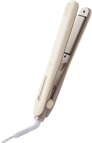 Plano con tecnología infrarroja y lonica, placa de titanio con revestimiento cerámico alisador de doble voz con silicona resistente al calor para