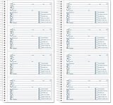 TOPS Phone Message Forms Book, Carbonless Duplicate, 2.75 x 5 Inches, 400 Sets per Book (4003) (Pack of 2)