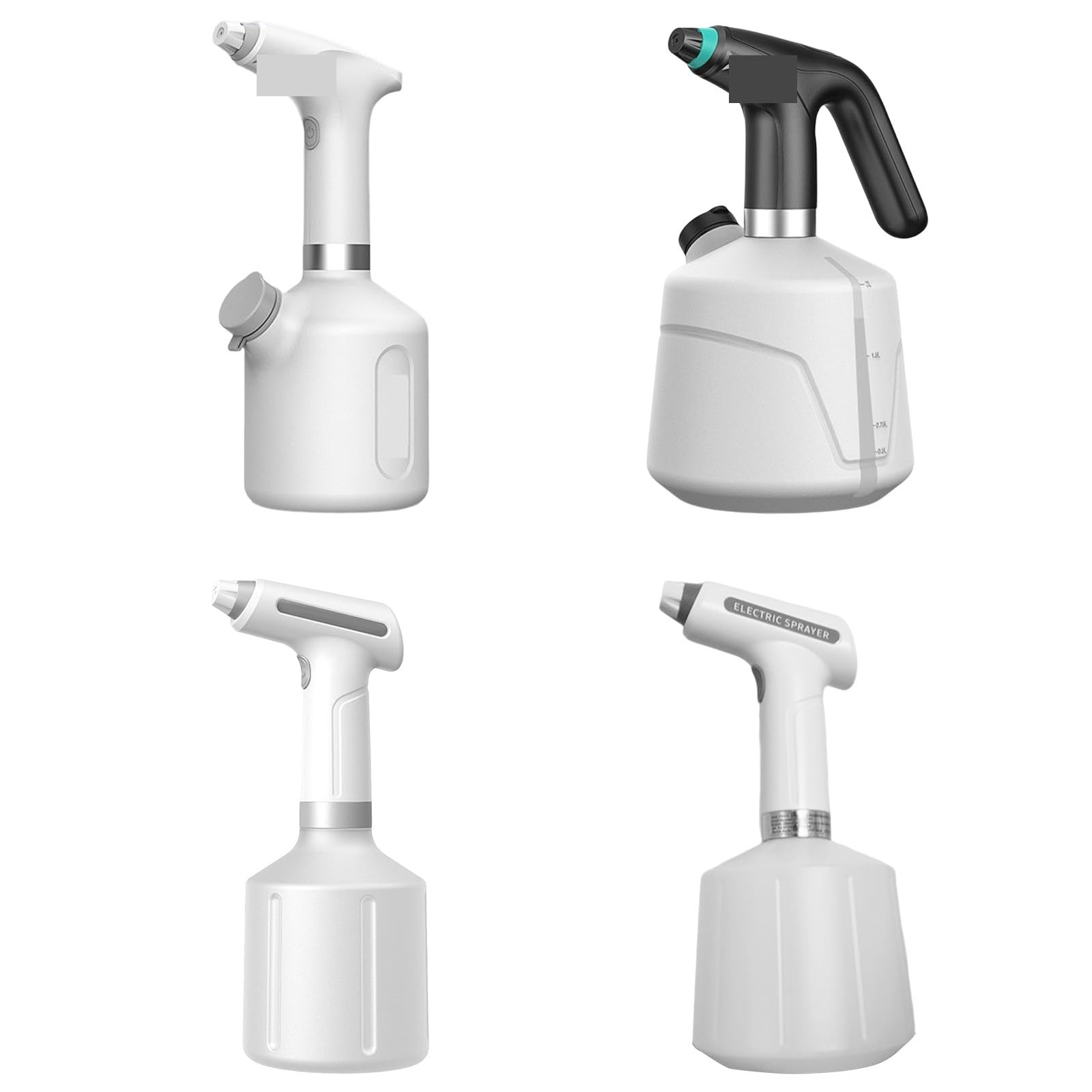 Brumisateur électrique Rechargeable USB 0.9 L – Buse Réglable, Pour Plantes Intérieur/extérieur