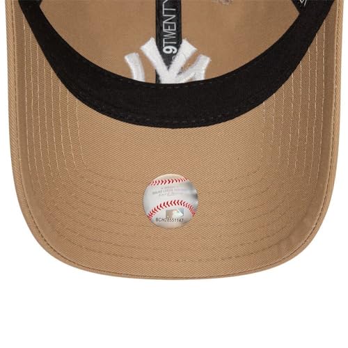 New Era New York Yankees MLB League Essential Beżowy Regulowana 9Twenty Czapka - One-Size