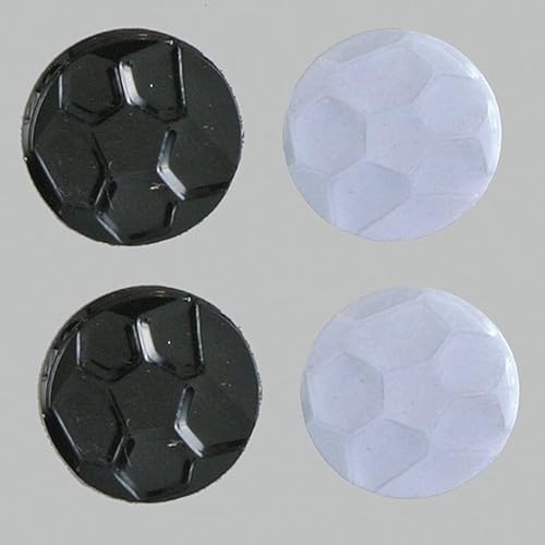 Miniatura 3 de Balón de fútbol de confeti negro, blanco - paquete al por menor #9247 QS0