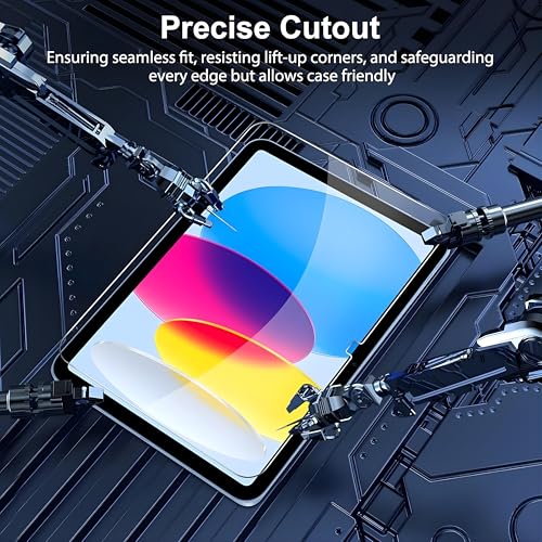 Image of OHAYO 9H Military Strength Car Display Screen Protector for iPad 11th Generation (A16) 11 inch & iPad 10th Generation 10.9 inch - Ultra Hard Scratch Resistant Protective Film, Not Tempered, Bubble-Free, HD Clear, Full Coverage Guard