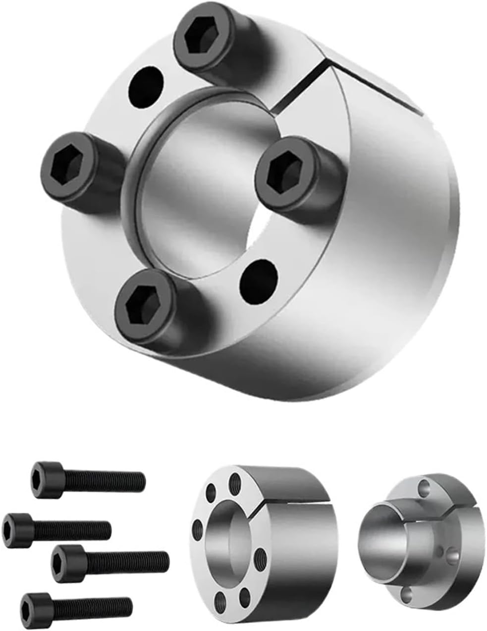 1PC TLK350 KTR105 Tension Shaft Locking Assembly Device Keyless Bushing Connection Z21 Expansion Sleeve Coupling Diaphragm Disk(10x20)