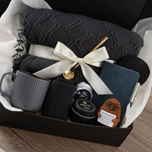 Get Well Soon Gift Baskets for Men&Women- Self Care Package/Brithday - After Surgery, Sympathy...