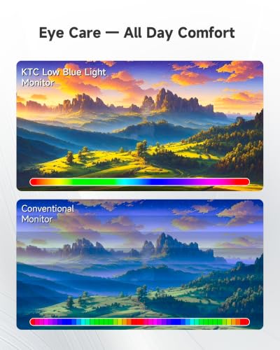 Image of KTC 32 Inch 4K UHD Monitor, 3840 x 2160 Computer Monitor 60Hz, 3000:1 Contrast, HDR, 125% sRGB, HDMI Dispaly Port, Tilt Height Swivel Adjustable Stand, Low Blue Light, Vesa Wall Mount, White, H32U6