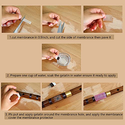 Actj.M Vintage Style Bamboo Flute Chinese Musical Instrument Traditional Dizi thumb #8