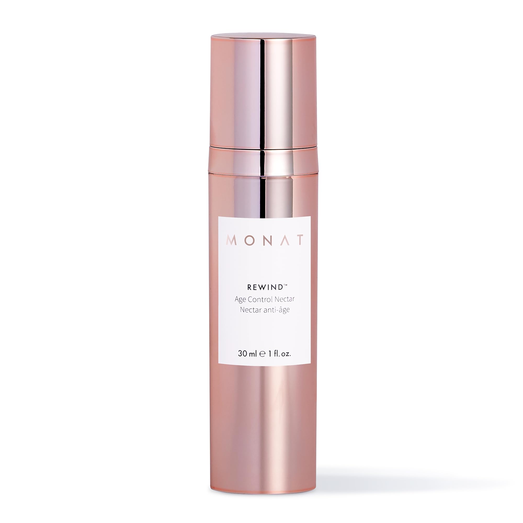 Rewind Age Control Nectar - Fast Absorbing Hydrating Serum. Skin Perfecting Natural AHA. Correcting & Transforming Face Serum, Anti Aging Face Cream w/Hyaluronic Acid - Net Wt 30 ml / 1 fl. oz.