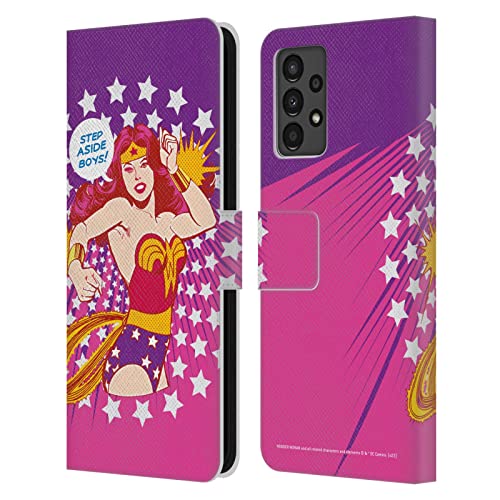 Étui portefeuille cuir Samsung A13 sous licence Wonder Woman - Housse de protection
