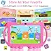 RUIQIAI 2026 Kids Tablet, Android 12 Tablet for Kids 7 inch, 4+32GB ROM(1TB Expand), Toddler with Parental Control, BT, WiFi, Dual Camera, Shockproof Case, Kids APP Preinstalled, Education(Pink)