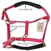 T TEKE Adjustable Horse Halters by Heavy Duty Soft Nylon, Padded with Anti-rubbing Waffle Neoprene on Both Crown & Nose