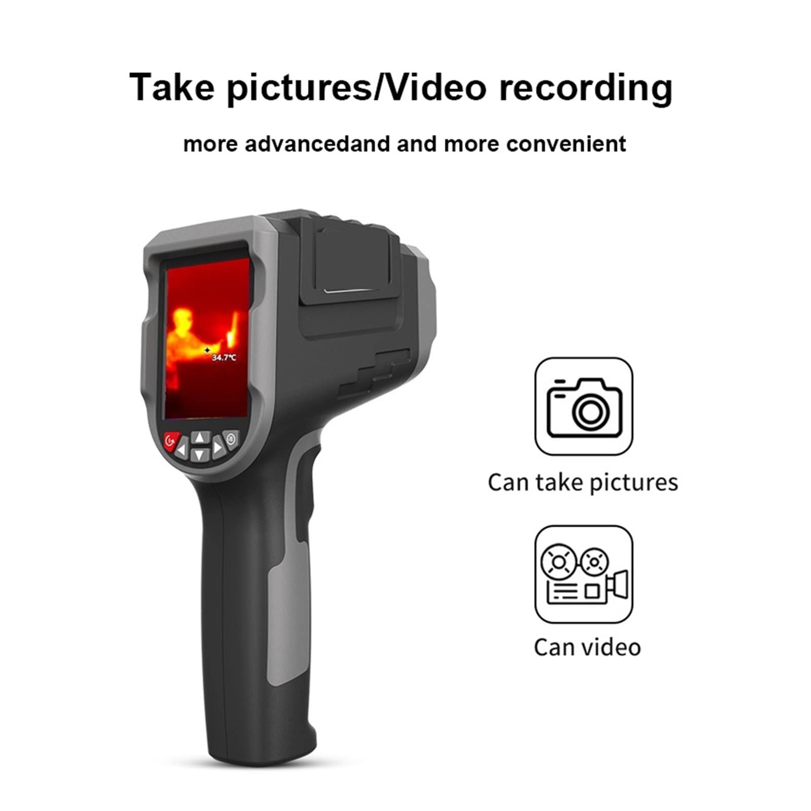 Termocamera portatile -10-400℃ Telecamera termica di temperatura industriale di risoluzione 120 x 90 della termocamera a infrarossi for la prova della metropolitana del riscaldamento a pavimento con a