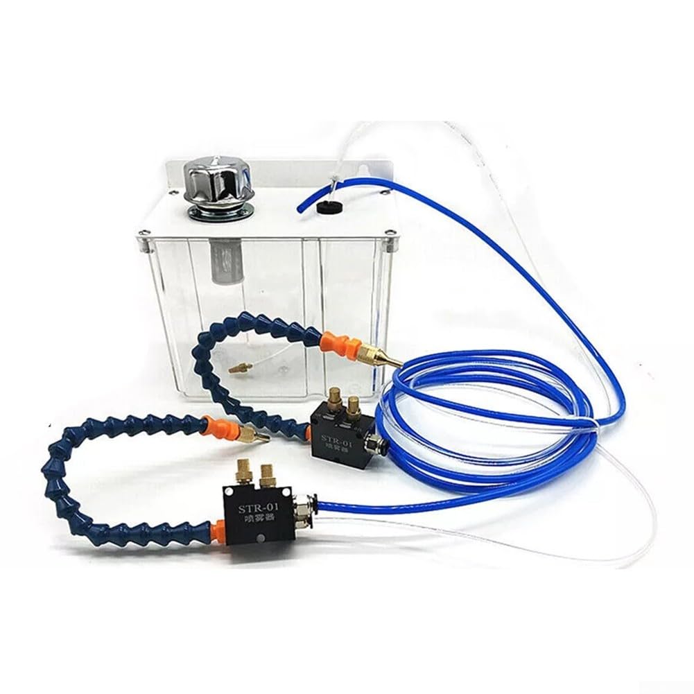 Sistema de pulverización de lubricación, sistema de pulverización de lubricación de refrigerante atomizado, máquina de pulverización de enfriamiento de grabado de corte de metal con tubo de aire