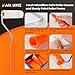 HANJKINZ Microfiber Paint Roller 4 Inch, 40 Pack Mini Paint Roller Covers, Small Paint Rollers for House Painting with Paint Roller Frame, Wall Painting Tool