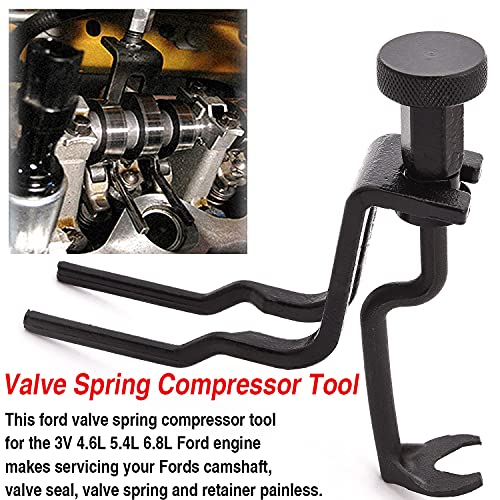 Valve Spring Compressor Tool,Crankshaft Positioning Tool, Cam Phaser Holding Tool, Cam Phaser Lockout Kit, Timing Chain Locking Tool And Pulley Bolt For 4.6L 5.4L 6.8L 3V Engines Repair Tools Kit #TOP1