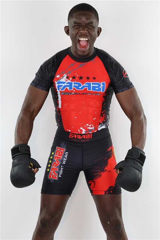 Image of FARABI vale tudo Shorts MMA Grappling Fight Training Match Compression Tights