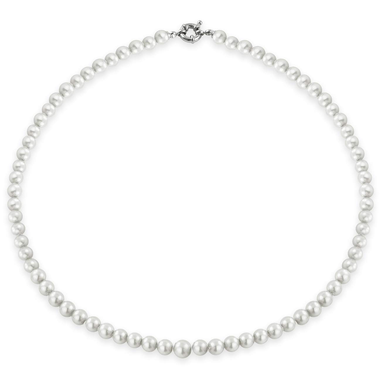 inSCINTILLE Collana Donna Perle con Chiusura in Acciaio Inossidabile | Collana Uomo Perline Multicolore | Vari Diametri | Confezione Regalo Inclusa