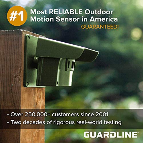 1/4 Mile Long Range Wireless Driveway Alarm w/Three Sensors Kit Outdoor Weather Resistan Motion Sensor/Detector- Best DIY Security Alert System- Protect Home, Perimeter, Yard, Garage, Pool