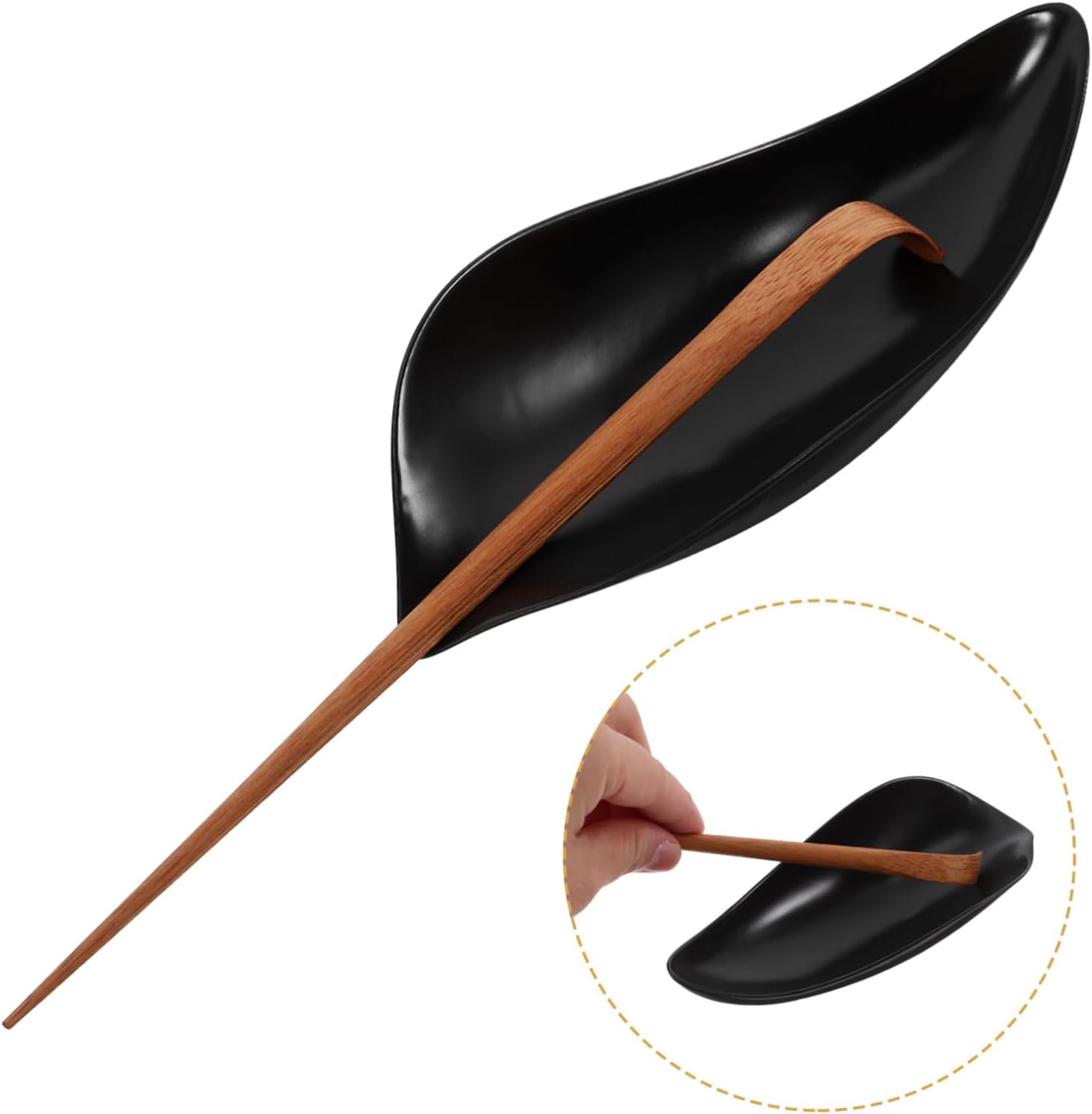 1 Set Tea Set Tea Scoop for Loose Tea Coffee Products Dosing Cup Tea Leaf Dosing Tray Loose Tea Scoop Kung Fu Tea Scoops Tea Shovel Porcelain Tea Spoon for Loose Tea Ceramics