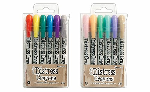 Tim Holtz Distress Crayons Bundle (Sets 4 & 5)