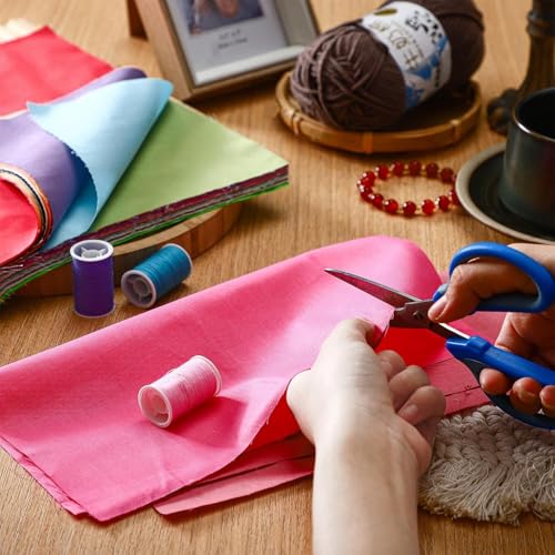 Maxmartt AJHGJ-287253 70 Pcs 10 X 10 Inch Cotton Fabric Square Patchwork Fabrics Multi Color Square Patchwork Fabric Quilting Fabric Bundles For Diy Crafts Cloths Handmade Accessory thumb #1