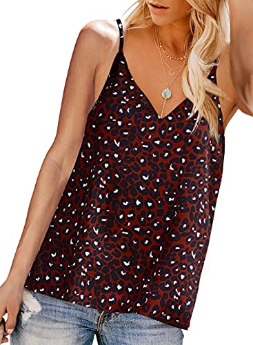 Eytino Débardeur décontracté sans manches pour femme, tailles S-2XL - rouge - Taille XL Cover