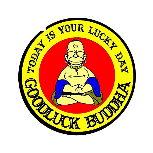 13cmx13cm for Goodluck Buddha Personality Decal Trunk Laptop DIY Decoration Scratch Proof Car