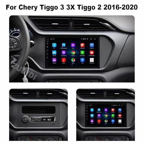 Autoradio touchscreen para Chery Tiggo 3X con manos libres bluetooth y función mirror link 2