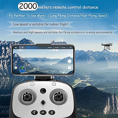 Ficha técnica 3 Axis Gimbal Foldable Drone con 4k Camera para Adultos con 5GHz FPV Live Video RC Quadcopter con Auto Return Home Follow Me Dual Cameras Headless Mode 2 Batteries y Carrying Case - Fernando Cortés