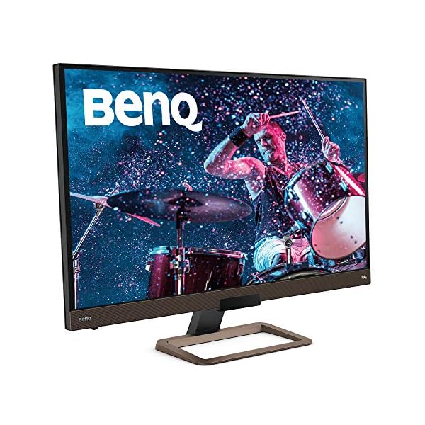 BenQ EW3280U - Monitor de 32" 4K UHD (3840x2160, 5 ms, 60 Hz, HDMI, USB-C, DCI-P3, HDR 400, Altavoces, Mando a Distancia, FreeSync) - Marron / Negro metálico - Image 4