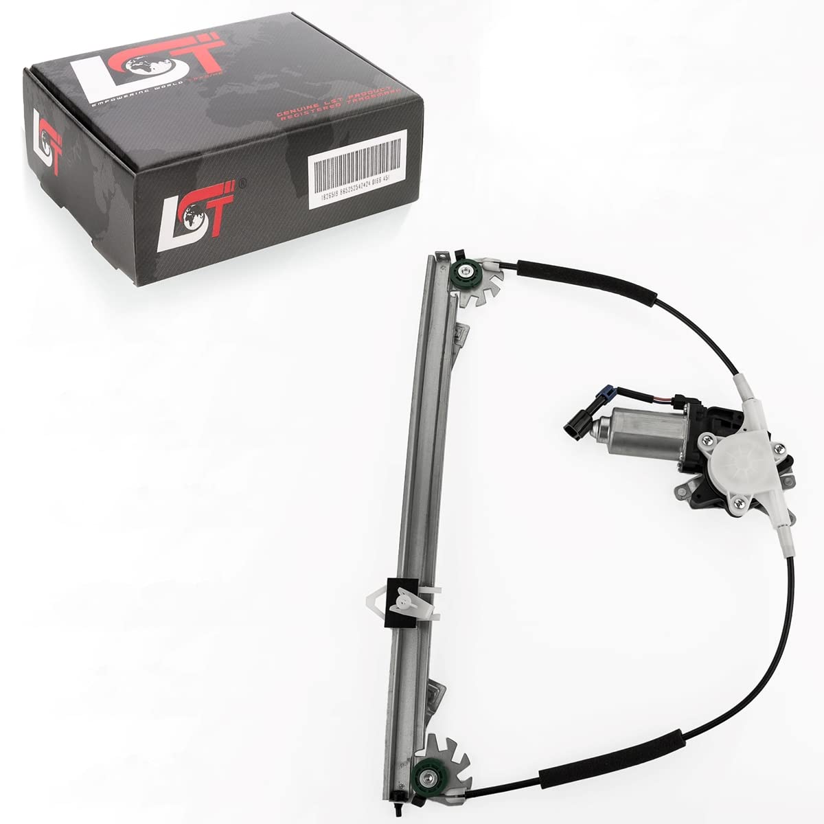 LST Elektrischer Fensterheber vorne rechts mit Motor kompatibel mit Fiat Panda 169 2003-2012