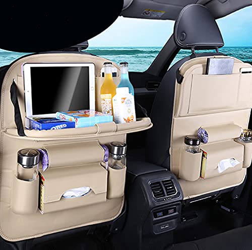 TYSKL Car Back Seat Organizer - PU Leather Car Back Seat Organize...