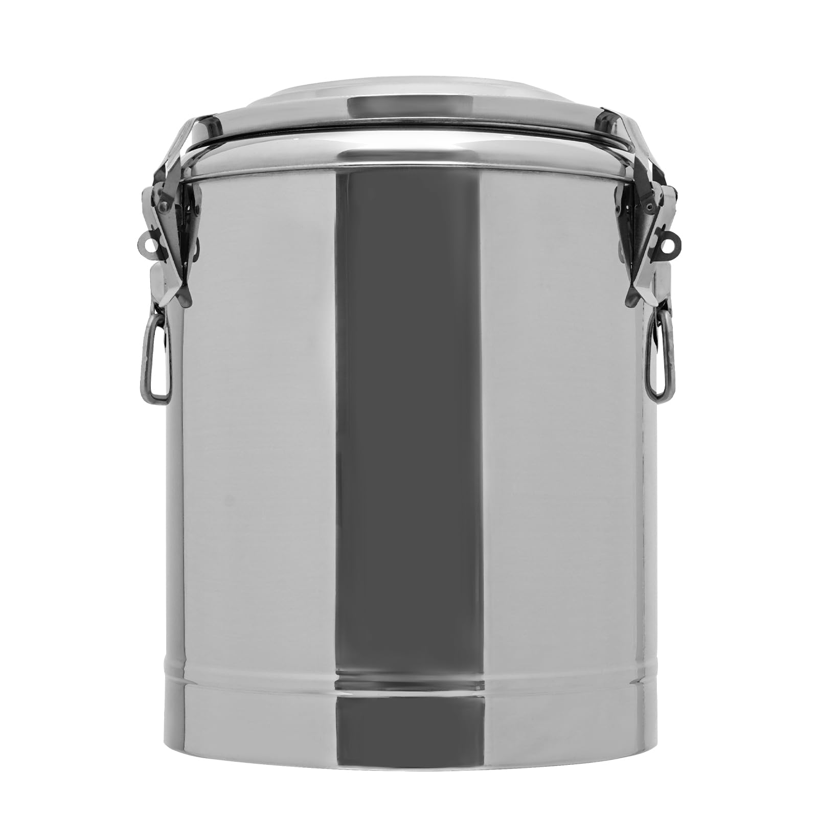 Calentador de alimentos de acero inoxidable, cubo aislado de 14 l, calentador con tapa, sin flancos, para todo tipo de fiestas, picnics al aire libre, viajes, cafeterías, buffets, hoteles,