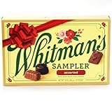 Whitman’s Sampler Assorted Milk and Dark Chocolates for Valintine's Day Gift - Premium Gourmet Assorted Gift Chocolate Box with 11 Flavors - Great for Sharing, 10oz, 22 Pieces