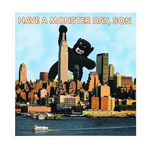 Ideals Wholesale Happy Birthday, Son - Have a Monster Birthday - Greetings Card - King Kong - Old Movies Buff Cover