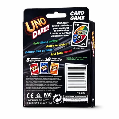 Image of Classic Card Game - 112 Colorful Cards | Fun Family & Party Game | 2-10 Players | Easy to Learn | Ages 7+ | Fast-Paced Colour & Number Matching Game for Kids & Adults (UNO Dare)