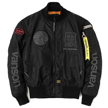 【未使用級】 VANSON FELIX MA-1 ジャケット 迷彩 ブラック 未使用級】 VANSON FELIX MA-1 ジャケット 迷彩 ブラック