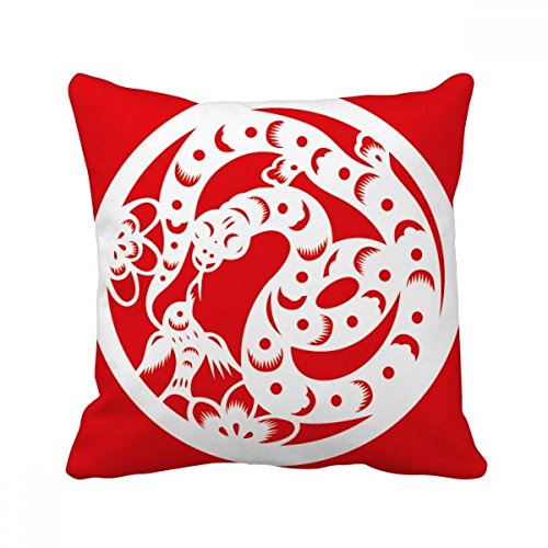 Coussin de insert serpent zodiaque chinois, une idée cadeau originale pour le canapé