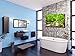 sechars Green Forest Picture Print on Canvas Nature Waterfall Landscape Wall Art Painting Modern Home Living Room Decor- 24