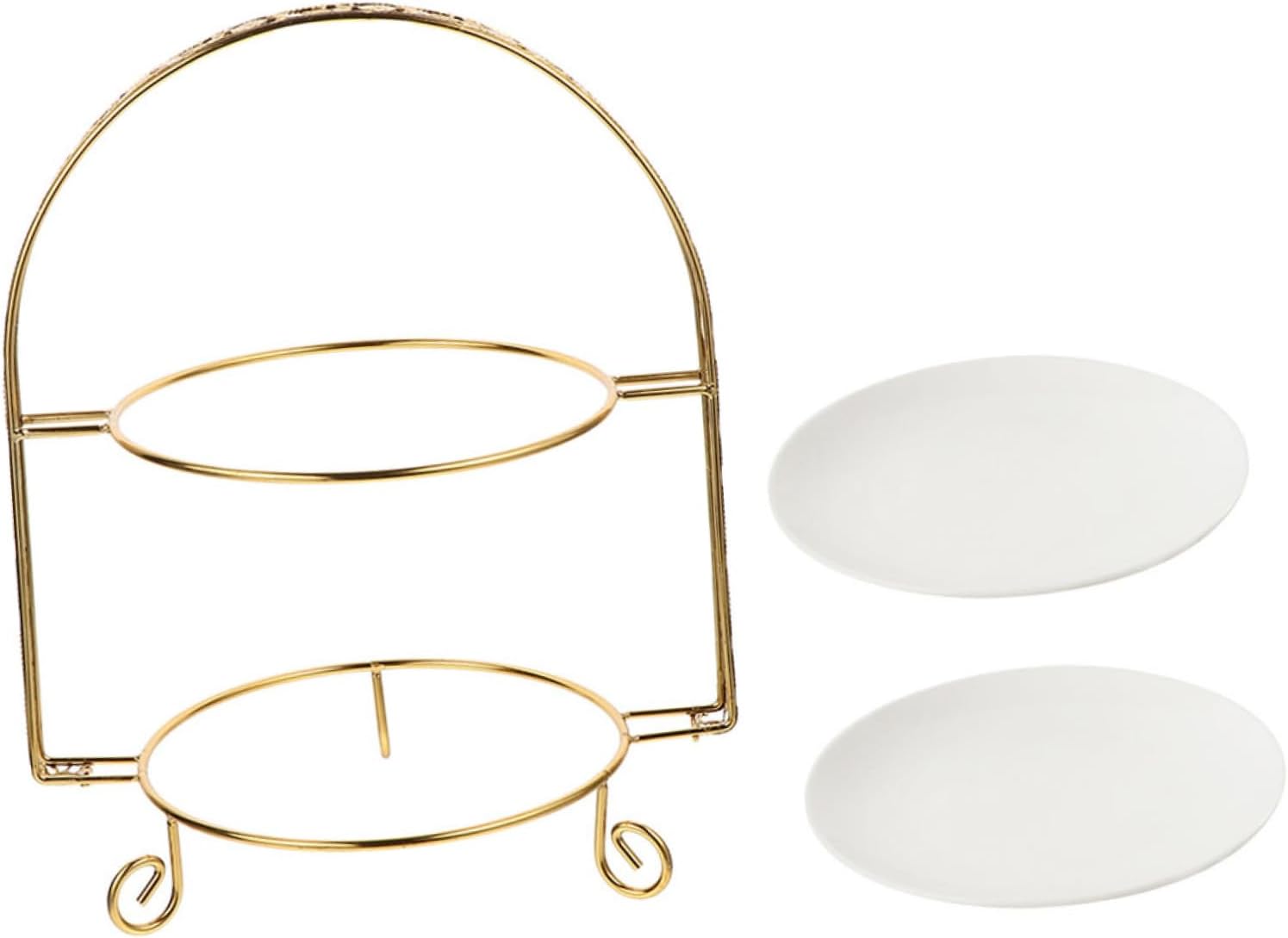 Creative Cake Display Rack with Removable Serving Trays Iron Dessert Stand for Cupcakes Fruits Pastries European Style Fruit Platter for Parties and Home Use