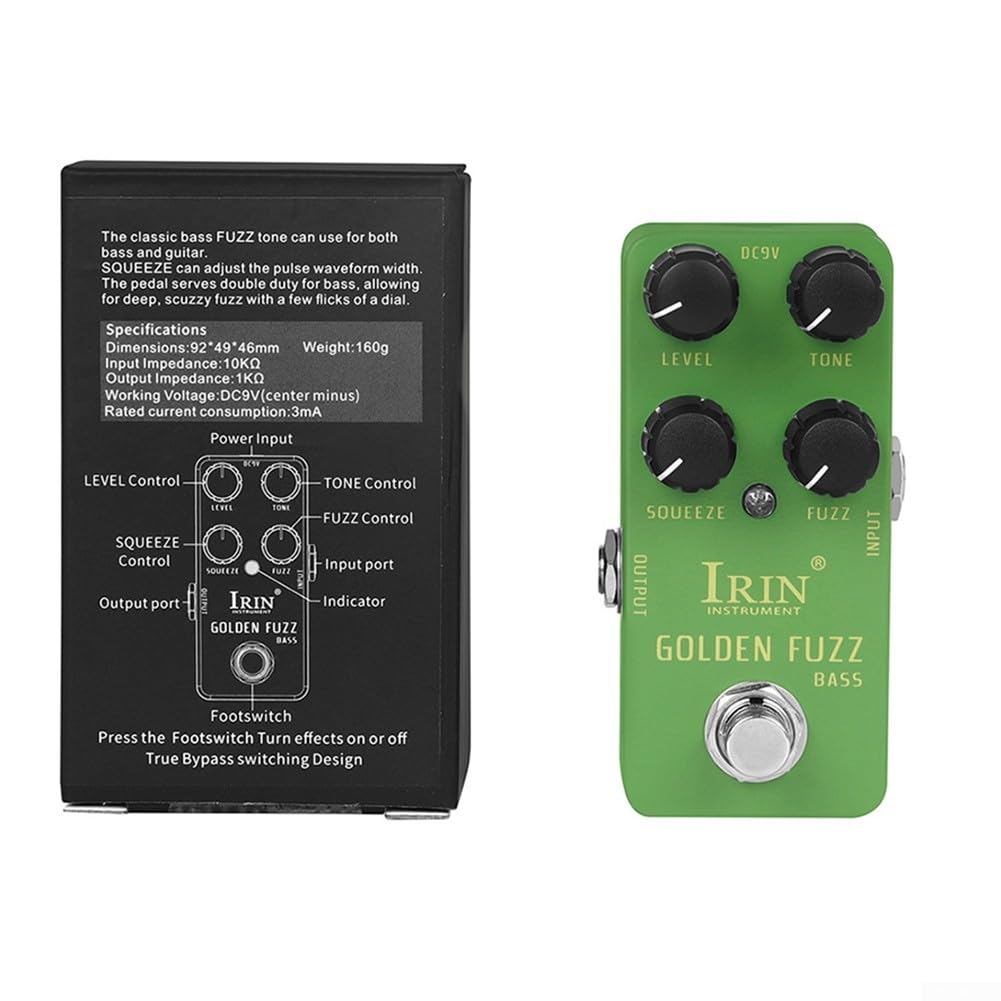 Wielofunkcyjny gitarowy Wah Distortion Delay Reverb(RS20 Green)