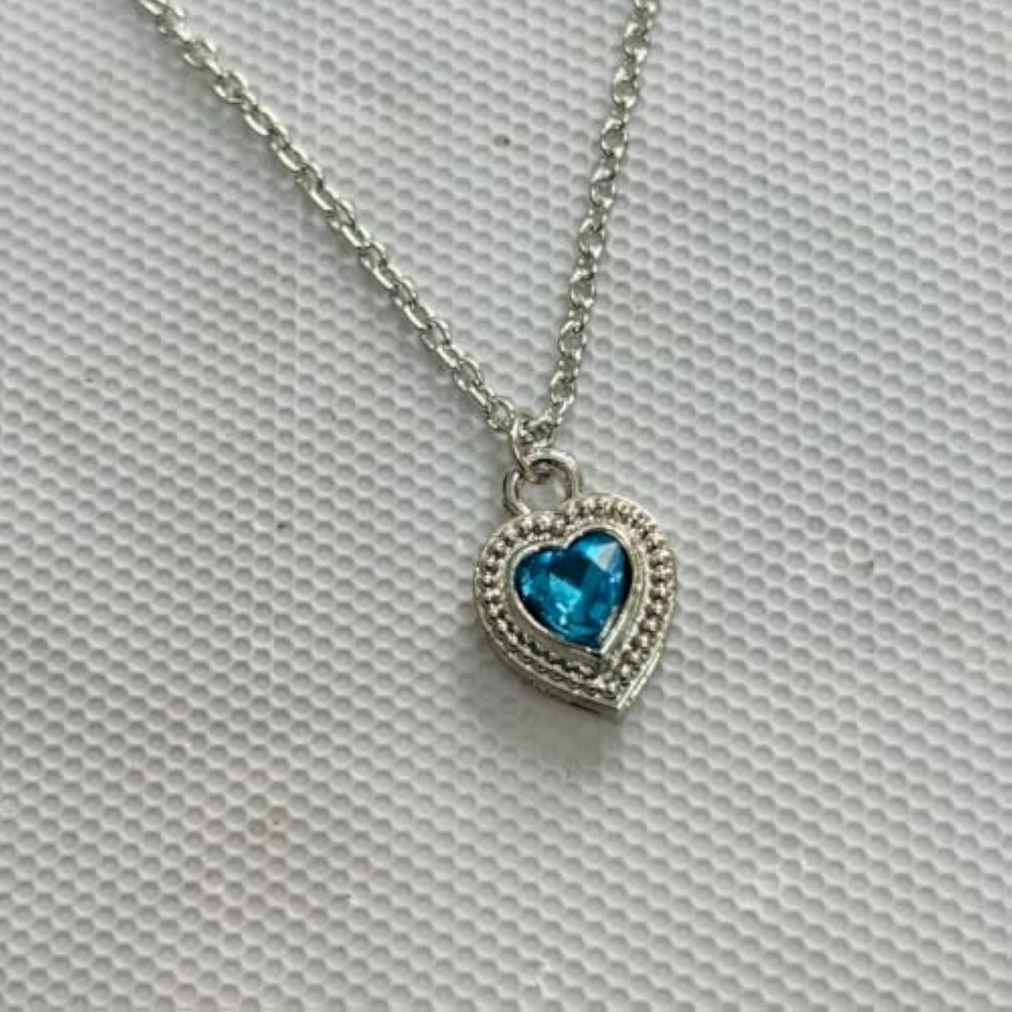 Heart Pendant with American Diamond Necklace for Women