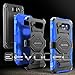 Galaxy S6 Active Case, Evocel [New Generation] Dual Layer Rugged Holster Case with Kickstand & Belt Clip for Samsung Galaxy S6 Active SM-G890 (Does NOT fit Regular S6 - S6 Active only), Blue